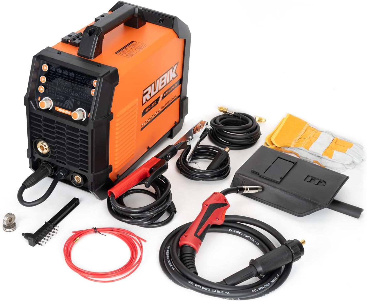 Mig 250Amp Welder ,110/220V Welding Machine, 5 in 1 MIG/Stick Welder