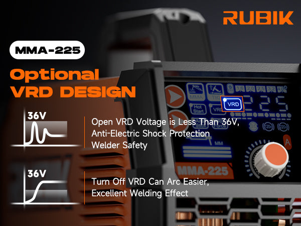 Stick Welder, ARC MMA 225A Welding Machine, IGBT Digital Dispaly LCD 110V/220V Hot Start 2 in 1 Portable Welder Machine