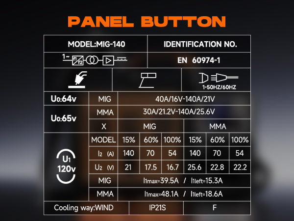 MIG Welder, 140A Welding Machine, 110V MIG/LIFT TIG/STICK 3 in 1 Welder Machine