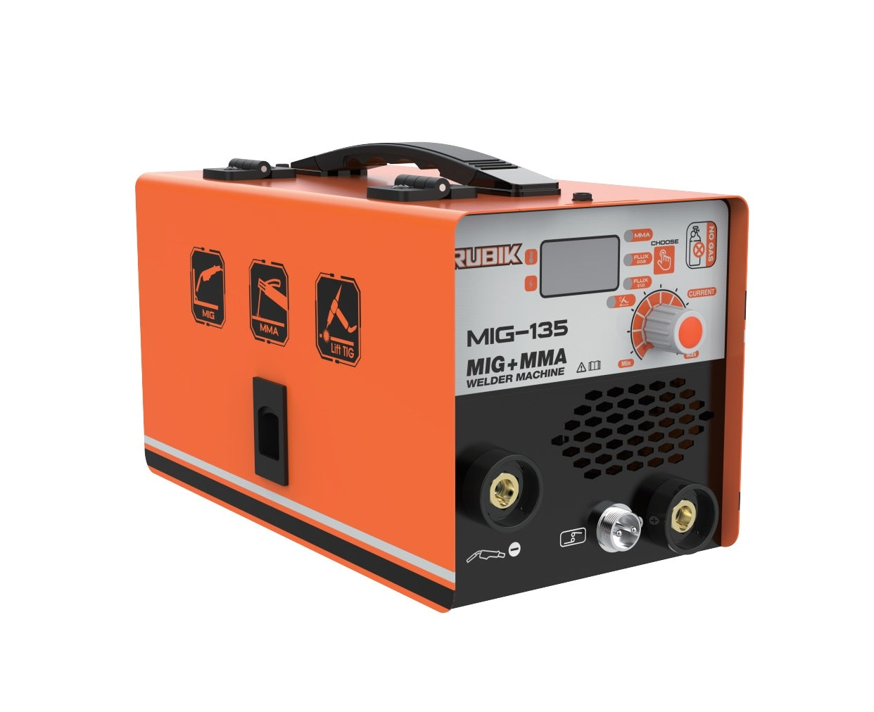 MIG Welder 135A,3 in 1 MIG LIFT TIG STICK Gasless Welding Machine